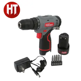 Hyper Tough 12V Max Lithium-Ion Cordless 3,8-inch Drill Driver with 1.5Ah Battery