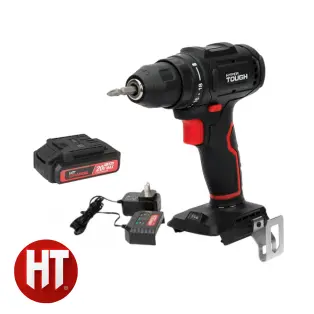 Hyper Tough 20V Max Brushless Cordless Drill Driver with 1.5Ah Lithium-Ion Battery and Charger
