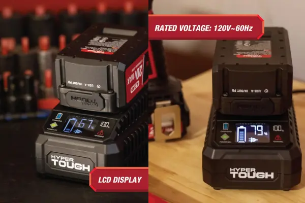 hyper tough 20v battery charger