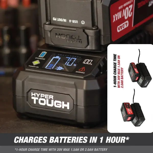 hyper tough drill charger
